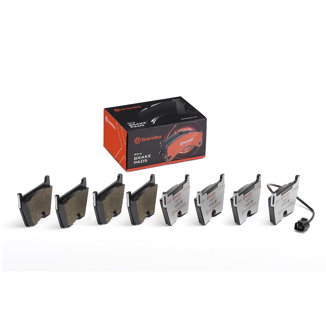 Brembo Brake Pad, Xtra Line, Fmsi Number D2099-9333, Low-Metallic, Set of 4 – P85152X