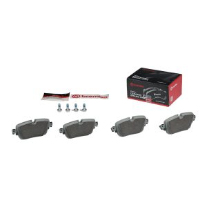 Brembo Brake Pad, Nao, Fmsi Number D1895-9123, Ceramic, Set of 4, With Brake Caliper Screws – P85161N