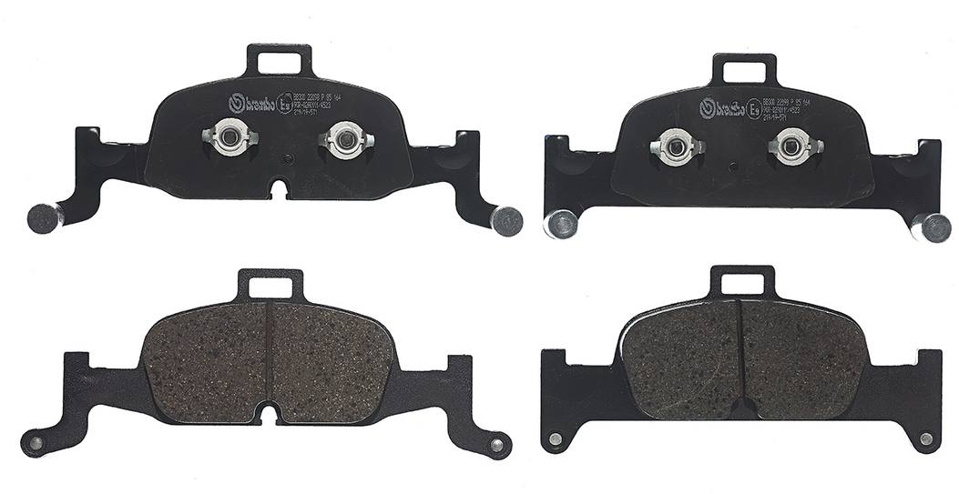 Brembo Brake Pad, Fmsi Number D1897-9125, Low-Metallic, Set of 4 – P85164