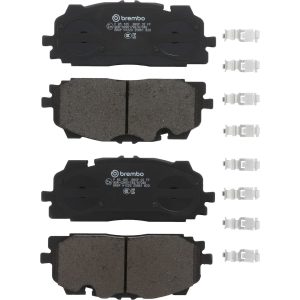 Brembo Brake Pad, Fmsi Number D1894-9122, Low-Metallic, Set of 4, With Hardware – P85165