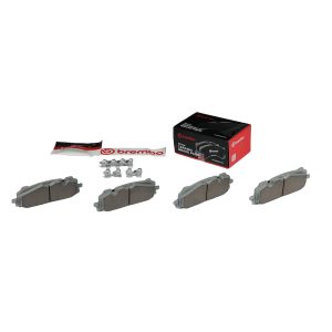 Brembo Brake Pad, Nao, Fmsi Number D1894-9122, Ceramic, Set of 4, With Hardware – P85165N