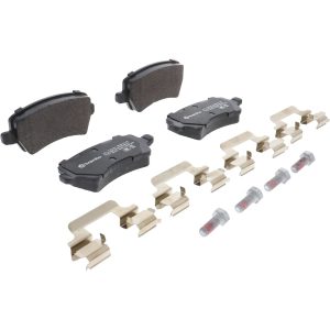 Brembo Brake Pad, Fmsi Number D1307-8422, Low-Metallic, Set of 4, With Hardware – P86021