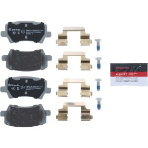 Brembo Brake Pad, Nao, Fmsi Number D1307-8422, Ceramic, Set of 4, With Hardware – P86021N