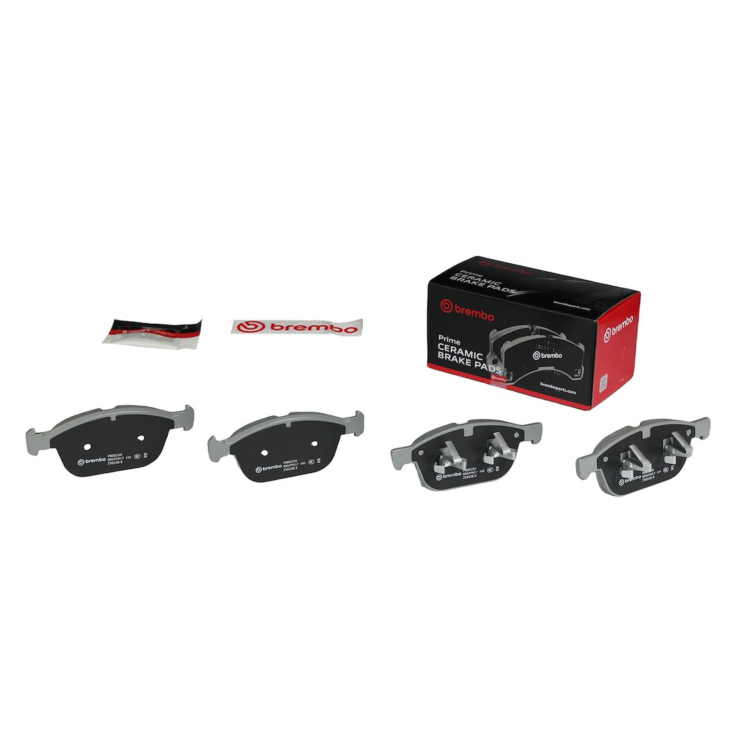 Brembo Brake Pad, Nao, Fmsi Number D1412-8525, Ceramic, Set of 4 – P86023N