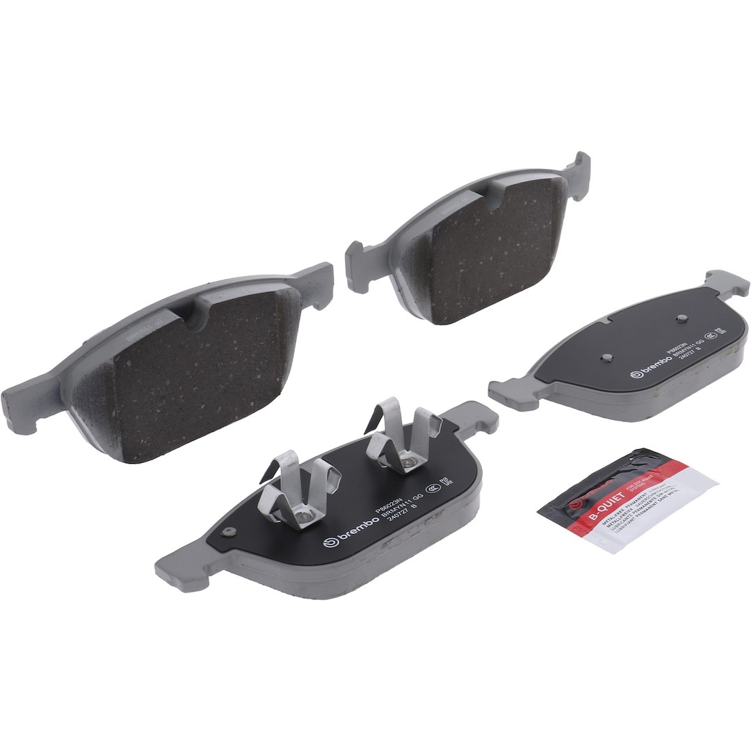 Brembo Brake Pad, Nao, Fmsi Number D1412-8525, Ceramic, Set of 4 – P86023N