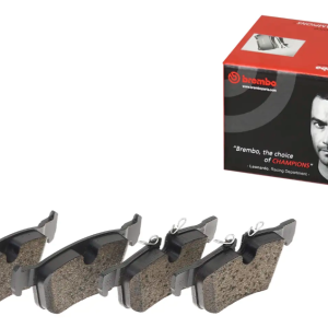 Brembo Brake Pad, Prime Line, Fmsi Number D1938-9163, Low-Metallic, Set of 4 – P86030