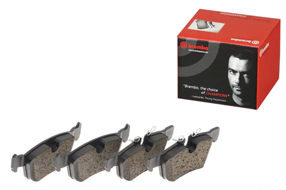 Brembo Brake Pad, Prime Line, Fmsi Number D1938-9163, Low-Metallic, Set of 4 – P86030