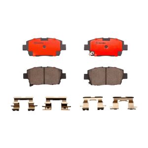 Brembo Brake Pad, Nao, Fmsi Number D1249-8367, Ceramic, Set of 4, With Hardware – P99004N