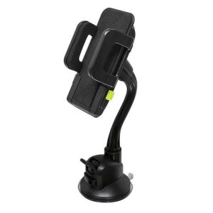 Bracketron Ipod/ Iphone/ Smartphone Mount, Tekgrip, Windshield Mount for 3-1/2 Inch Wide Smartphones, 360 Degree Rotating, Black – BT1-642-2
