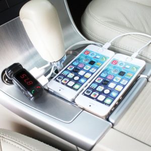 Bracketron Audio Transmitter, Roadtripper ™, Bluetooth Enabled for Smartphones/ MP3 Players – BT5-548-2