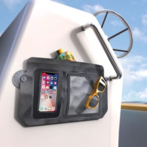 Bracketron Ipod/ Iphone/ Smartphone Mount, Griplox, Suction Cup Mount Tote for Smartphones/ Tablets/ Wallets/ Sunglasses, Non-Rotating – XV1-968-2