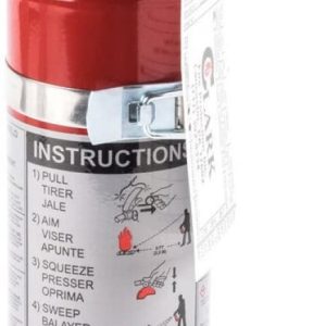 Buckeye Fire Fire Extinguisher, Ul/Ulc Rated 3-A:40-B:C, Dry Chemical Agent, U.s. Coast Guard Approved, 5 Pound Bottle, Steel, Red – 25614