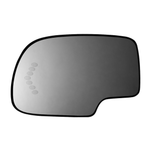 Burco Mirror Exterior Mirror Glass, Redi-Set-Go®, Standard Mirror, Electric, Heated, With Turn Signal Indicator, Flat Surface, Single – 2734HSRSG
