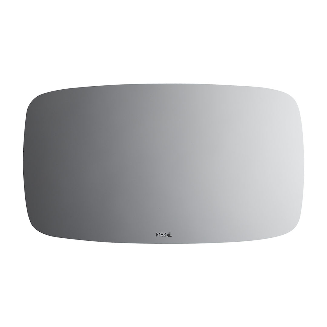 Burco Mirror Exterior Mirror Glass, Redi Cuts®, Standard Mirror, Non-Heated, Without Turn Signal Indicator, Flat Surface, Single – 2814