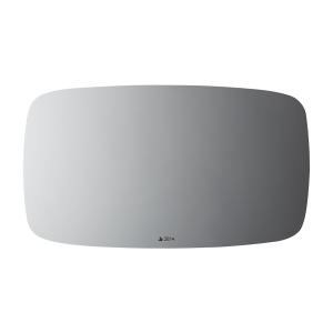 Burco Mirror Exterior Mirror Glass, Redi Cuts®, Standard Mirror, Non-Heated, Without Turn Signal Indicator, Flat Surface, Single – 2814