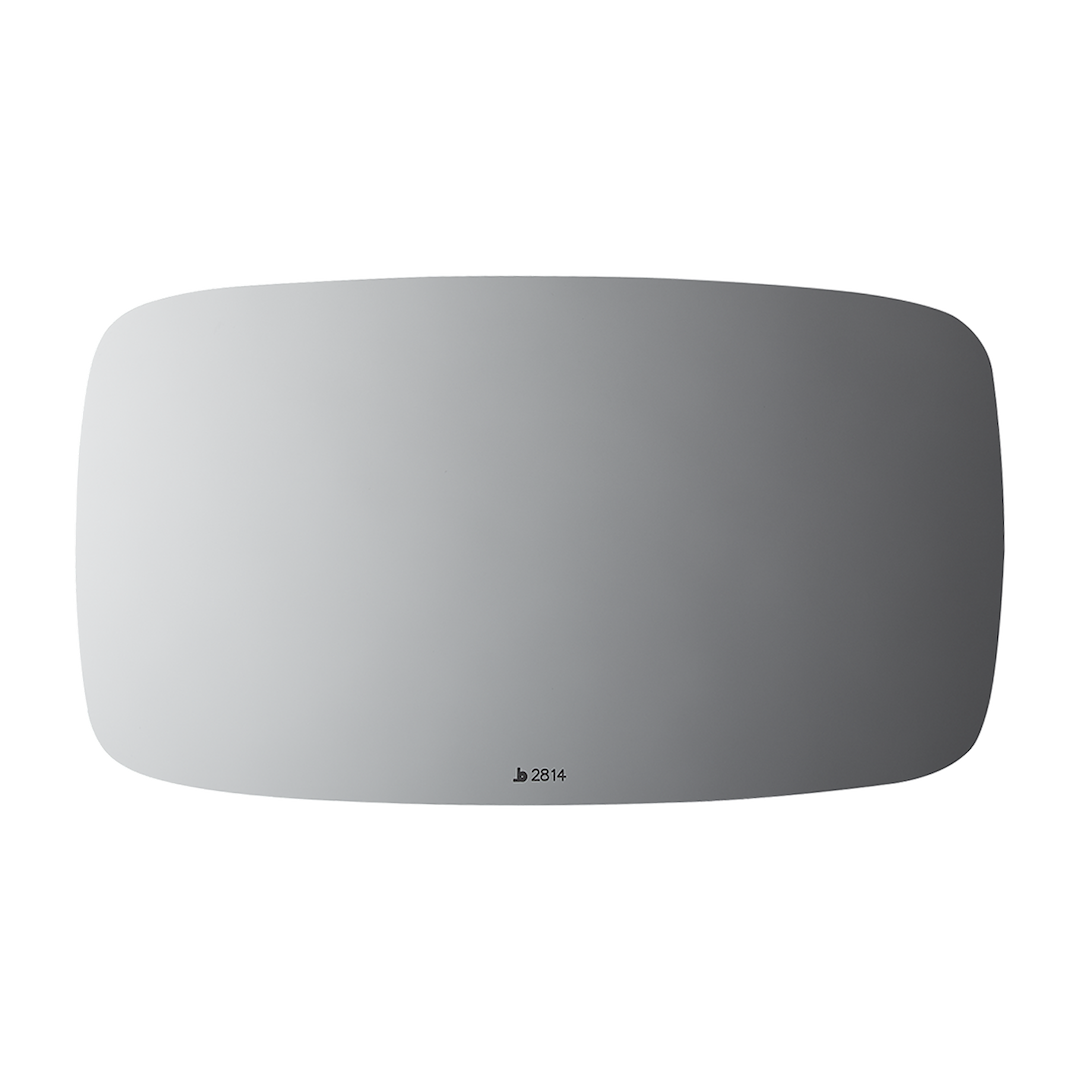 Burco Mirror Exterior Mirror Glass, Redi Cuts®, Standard Mirror, Non-Heated, Without Turn Signal Indicator, Flat Surface, Single – 2814