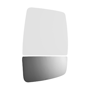 Burco Mirror Exterior Mirror Glass, Redi Cuts®, Towing Mirror, Non-Heated, Without Turn Signal Indicator, Convex Surface, Single – 3916