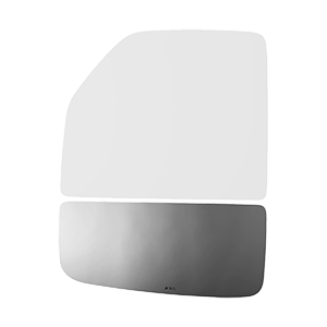 Burco Mirror Exterior Mirror Glass, Redi Cuts®, Towing Mirror, Non-Heated, Without Turn Signal Indicator, Convex Surface, Single – 3970