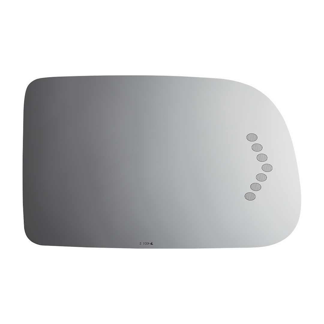 Burco Mirror Exterior Mirror Glass, Redi Cuts®, Standard Mirror, Non-Heated, With Turn Signal Indicator, Flat Surface, Single – 4001S
