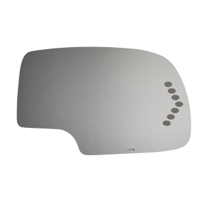 Burco Mirror Exterior Mirror Glass, Redi Cuts®, Standard Mirror, Electric, Non-Heated, With Turn Signal Indicator, Flat Surface, Single – 4017S