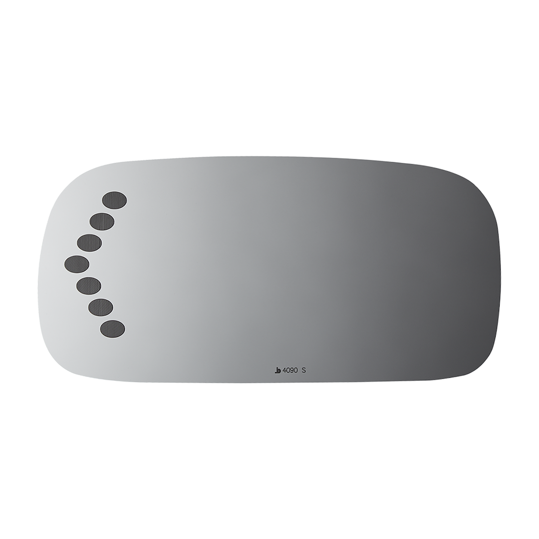 Burco Mirror Exterior Mirror Glass, Redi Cuts®, Standard Mirror, Electric, Non-Heated, With Turn Signal Indicator, Flat Surface, Single – 4090S
