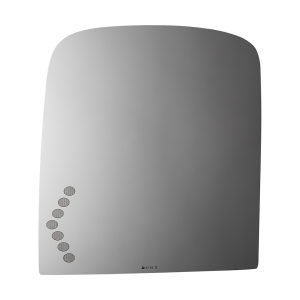 Burco Mirror Exterior Mirror Glass, Redi Cuts®, Towing Mirror, Non-Heated, With Turn Signal Indicator, Flat Surface, Single – 4114S