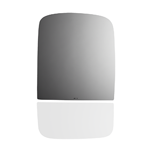 Burco Mirror Exterior Mirror Glass, Redi Cuts®, Towing Mirror, Manual, Non-Heated, Without Turn Signal Indicator, Flat Surface, Single – 4115
