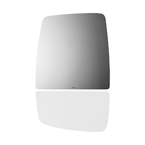 Burco Mirror Exterior Mirror Glass, Redi Cuts®, Towing Mirror, Non-Heated, Without Turn Signal Indicator, Flat Surface, Single – 4202