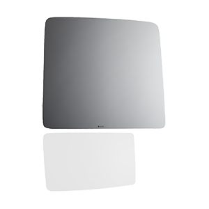Burco Mirror Exterior Mirror Glass, Redi Cuts®, Towing Mirror, Manual, Non-Heated, Without Turn Signal Indicator, Flat Surface, Single – 4205
