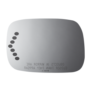 Burco Mirror Exterior Mirror Glass, Redi Cuts®, Standard Mirror, Electric, Non-Heated, With Turn Signal Indicator, Convex Surface, Single – 5281S