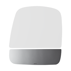 Burco Mirror Exterior Mirror Glass, Redi Cuts®, Towing Mirror, Non-Heated, Without Turn Signal Indicator, Convex Surface, Single – 5305