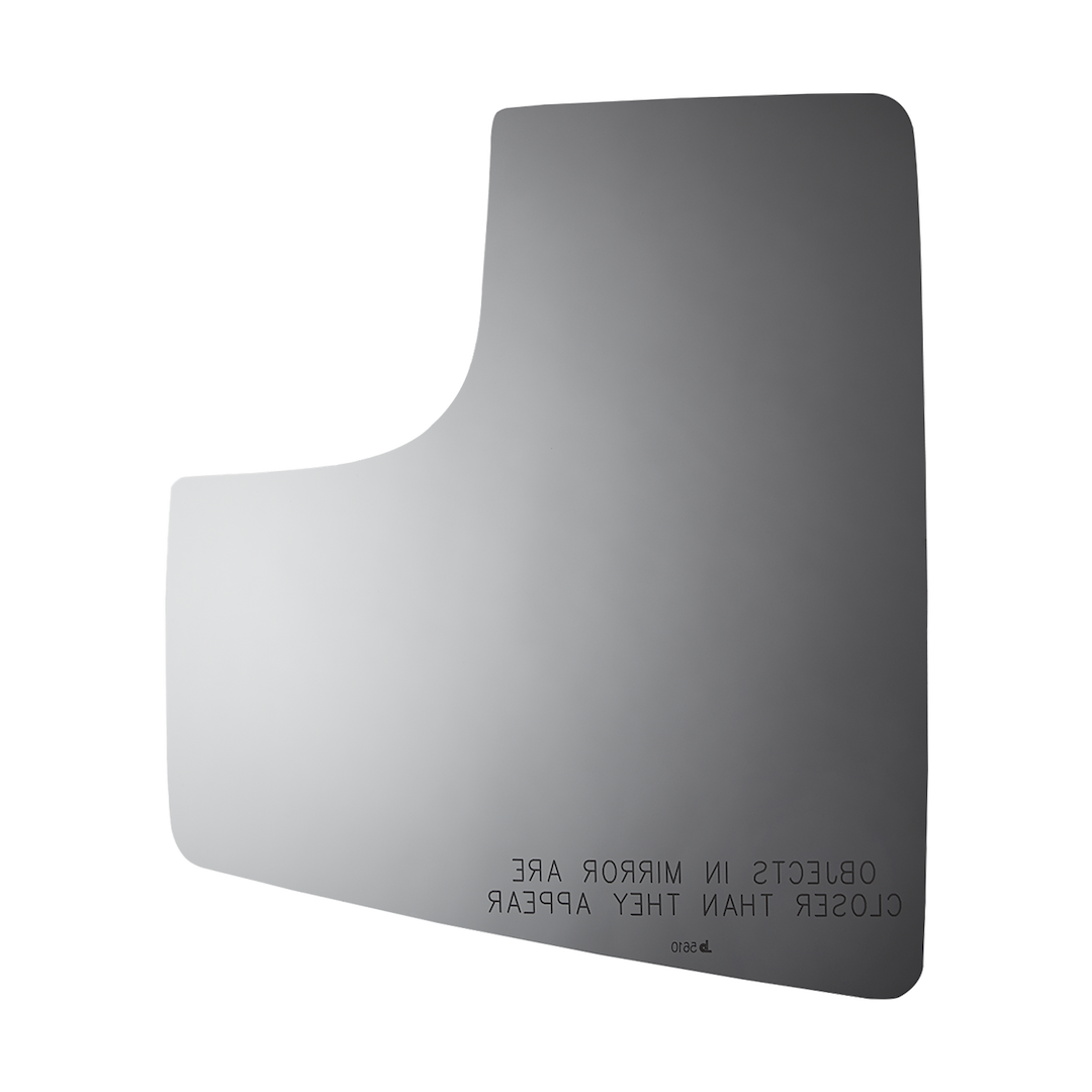 Burco Mirror Exterior Mirror Glass, Redi Cuts®, Towing Mirror, Non-Heated, Without Turn Signal Indicator, Convex Surface, Single – 5610