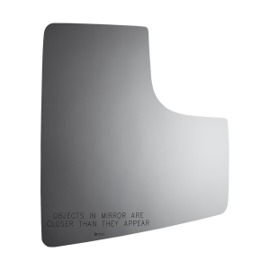Burco Mirror Exterior Mirror Glass, Redi Cuts®, Towing Mirror, Non-Heated, Without Turn Signal Indicator, Convex Surface, Single – 5610