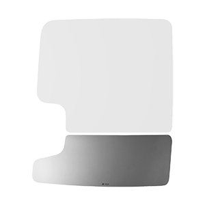 Burco Mirror Exterior Mirror Glass, Redi Cuts®, Towing Mirror, Non-Heated, Without Turn Signal Indicator, Convex Surface, Single – 5929