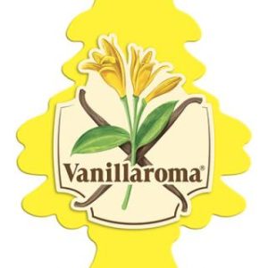 Car Freshner Air Freshener, Little Trees ®, Vanillaroma Scent, Yellow, Hangable – U1P-10105