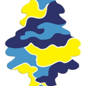 Car Freshner Air Freshener, Little Trees ®, Pina Colada Scent, Yellow/ Blue/ Light Blue, Hangable – U1P-10967