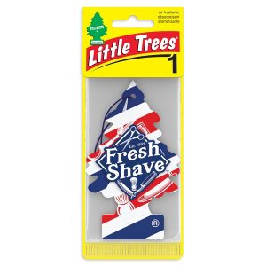 Car Freshner Air Freshener, Little Trees ®, Tree Design, Fresh Shave Scent, Hangable, Pack of 3 – U3S-37068