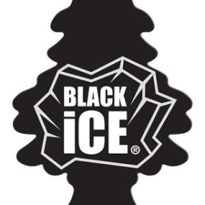 Car Freshner Air Freshener, Little Trees ®, Black Ice Scent, Hangable, Pack of 2, Extra Strength – U2P-20655