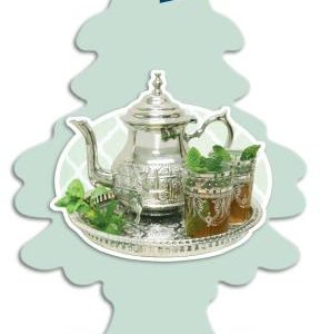 Car Freshner Air Freshener, Little Trees ®, Tree Design, Moroccan Mint Tea Scent, Hangable, Pack of 2 – U2S-22262