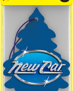 Car Freshner Air Freshener, Little Trees ®, New Car Scent, Blue, Hangable, Pack of 3 – U3S-32089