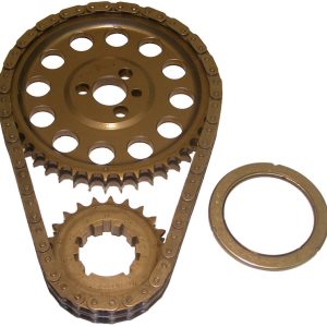 Cloyes Timing Gear Set, Street Billet True Roller, Chain Drive, 0.250 Inch Standard True Roller Chain, Adjustable +/- 8 Degrees – 9-3500TX9