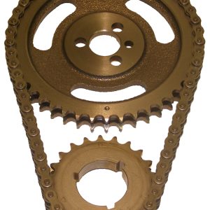 Cloyes Timing Gear Set, Heavy Duty, Chain Drive, 0.200 Inch Double Roller Chain, Adjustable +/- 4 Degrees, 3 Keyway Crankshaft Gear – C-3023XSP