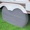 Classic Acc Tire Cover, Double Tire Cover, For 27 Inch to 30 Inch Wheel Diameter/ 8 Inch Tire Width, Slip on, Gray, Vinyl, Single – 80-108-041001-00