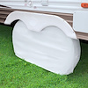 Classic Acc Tire Cover, Double Tire Cover, For Up to 27 Inch Wheel Diameter/ 8 Inch Tire Width, Slip on, Snow White, Vinyl, Single – 80-109-022801-00