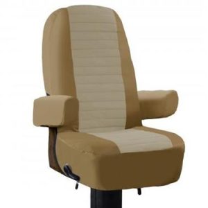 Classic Acc Seat Cover, Captain Style, Semi-Custom Fit, 23 Inch Width with Up to 23-1/2 Inch Height Back – 80-112-012401-RW