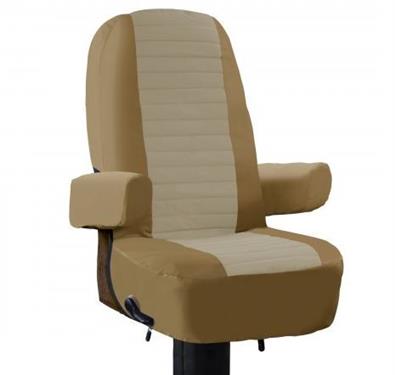 Classic Acc Seat Cover, Captain Style, Semi-Custom Fit, 23 Inch Width with Up to 23-1/2 Inch Height Back – 80-112-012401-RW