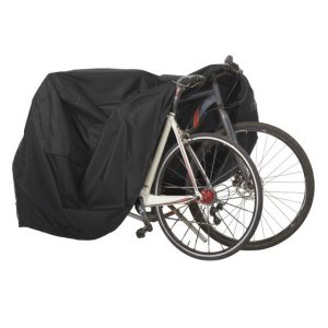 Classic Acc Bike Cover, 73 Inch Length X 35 Inch Width X 35 Inch Height, Covers Up to 2 Bikes, Waterproof, Black/ Gray, Nylon – 52-154-013801-RT