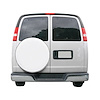 Classic Acc Spare Tire Cover, Fits 26-3/4 Inch to 27-3/4 Inch Diameter Tires, Plain, Snow White, Vinyl, Water Proof/ UV and Mildew Resistant – 75130