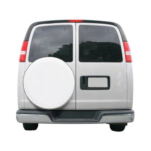Classic Acc Spare Tire Cover, Fits 31 Inch to 31-3/4 Inch Diameter Tires, Plain, Snow White, Vinyl, Water Proof/ UV and Mildew Resistant – 75170