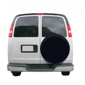 Classic Acc Spare Tire Cover, Fits 26-3/4 Inch to 29-3/4 Inch Diameter Tires, Plain, Black, Vinyl, All Weather Protection – 75347
